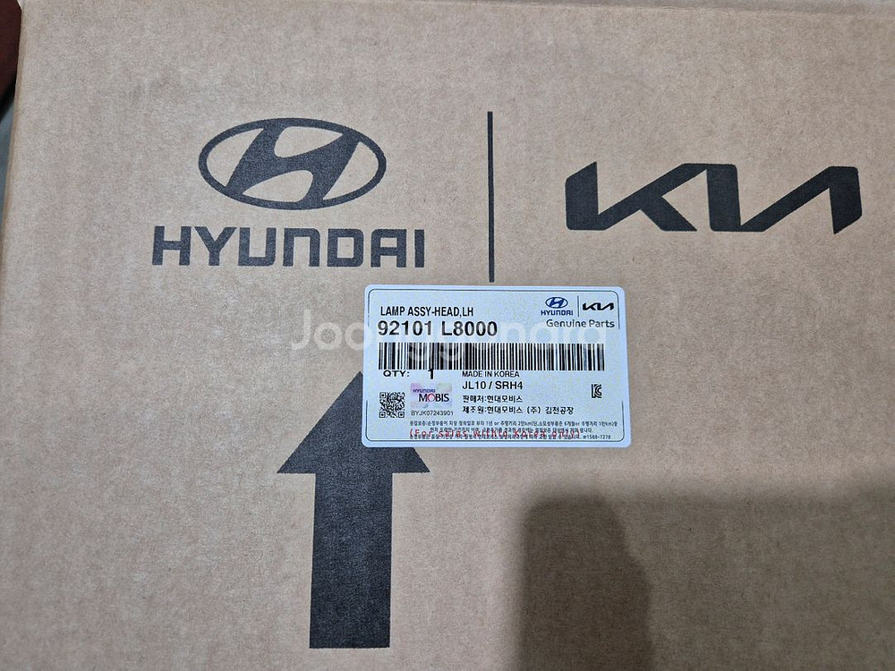 K8 헤드라이트 LH 92101 L8000--6