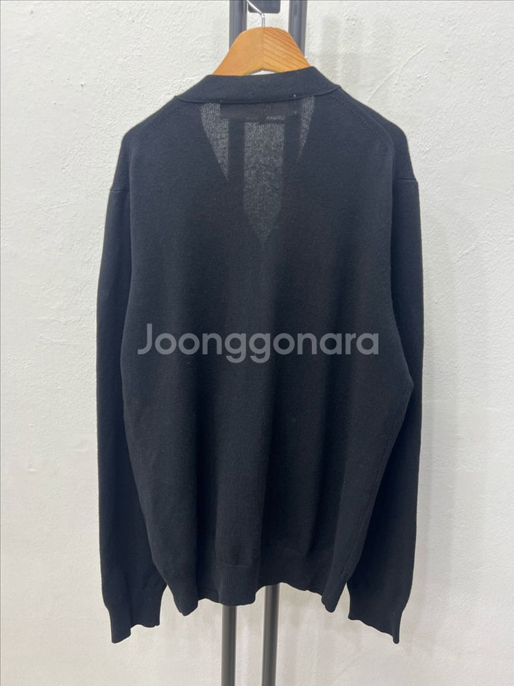 정품) 꼼데가르송 블랙와펜 남성 가디건 M--4