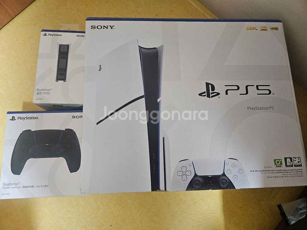 플스5 슬림디스크에디션+추가듀얼센스+충전거치대 팝니다--0