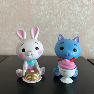 주먹왕랄프2 토끼 고양이 팬케이크 밀크쉐이크 피규어