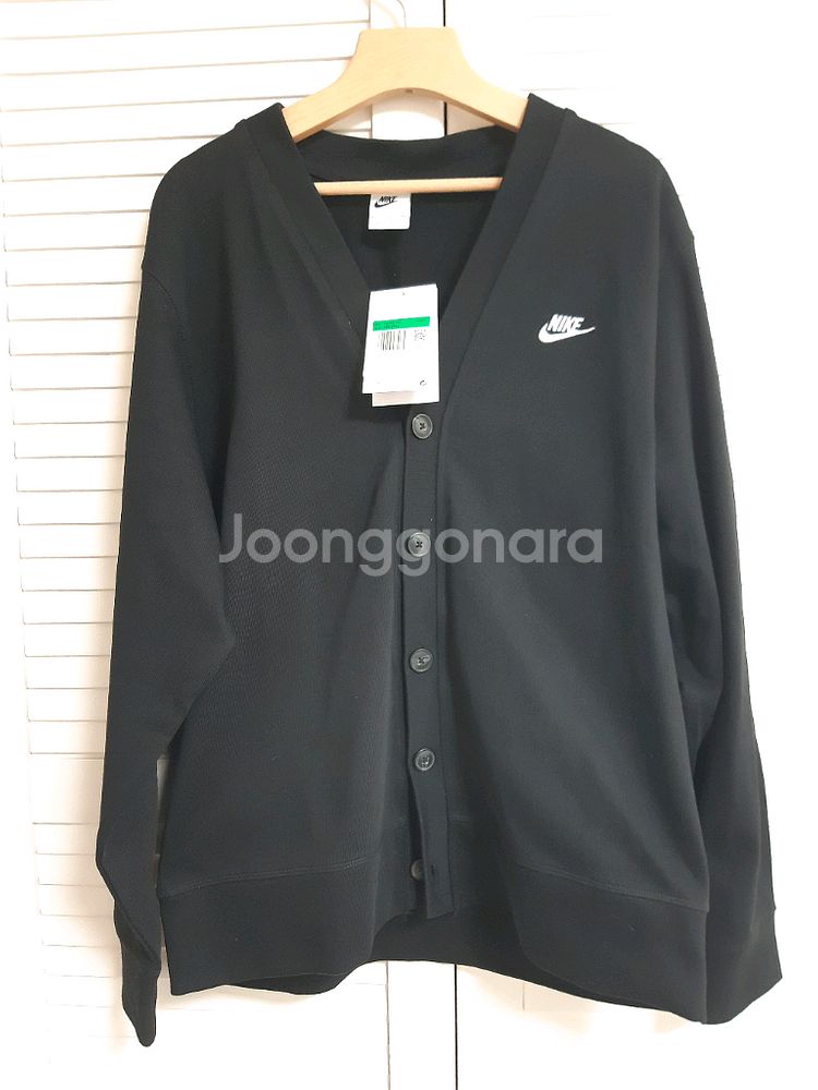 나이키 블랙 가디건 XL 새상품--0
