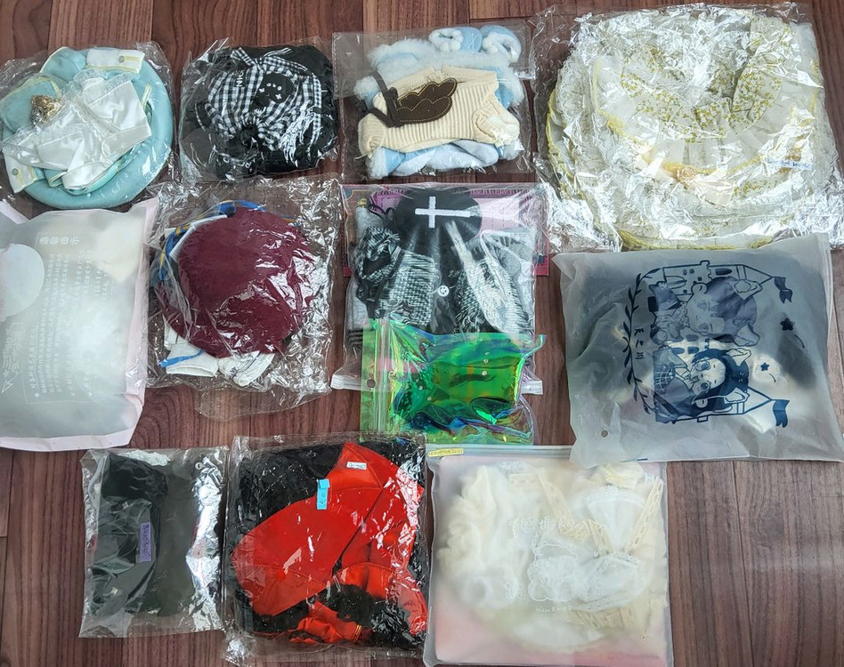 무속성 속성 솜인형 인형 옷 20cm 15cm 10cm 이미지