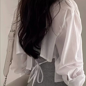 살탐방지 흰셔츠 새상품