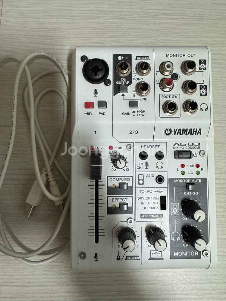 Yamaha AG03 오디오 인터페이스(mk2 아님)--0