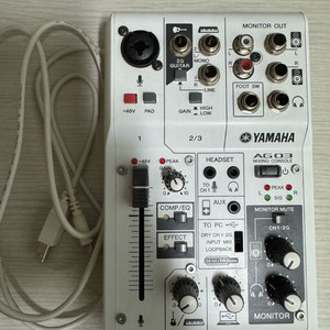 Yamaha AG03 오디오 인터페이스(mk2 아님)