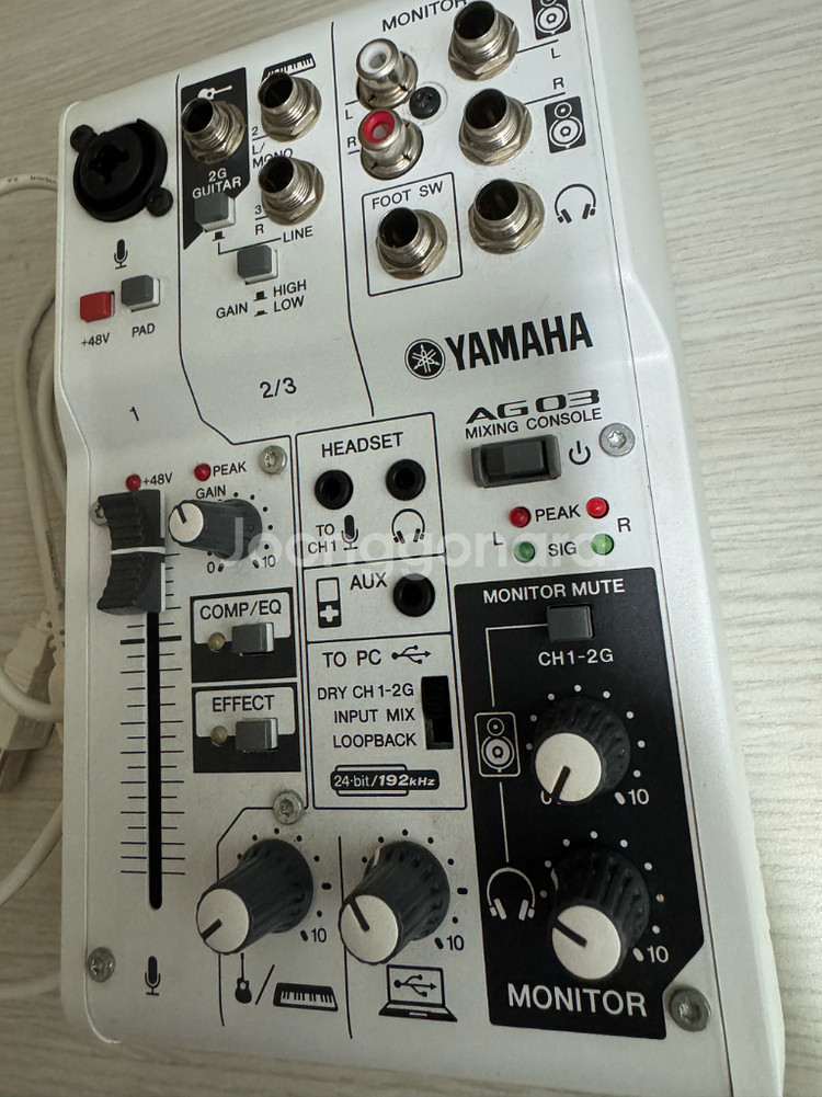 Yamaha AG03 오디오 인터페이스(mk2 아님)--1