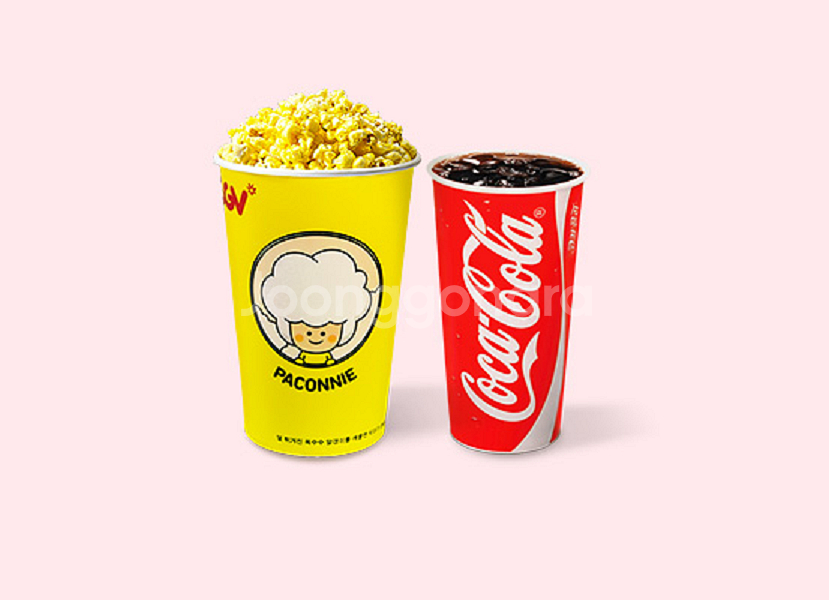 CGV 콤보 68% 할인쿠폰(고소팝콘M+탄산음료M)--0