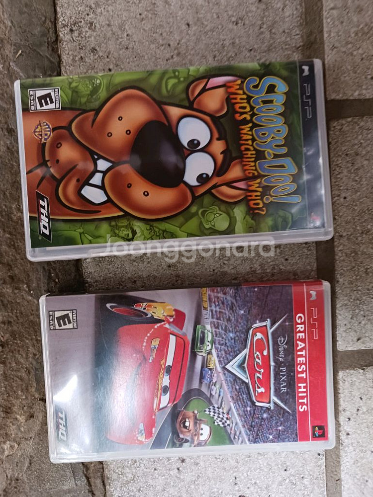 psp umd 게임 빈박스2개및 윌 게임 빈박스 4개--0