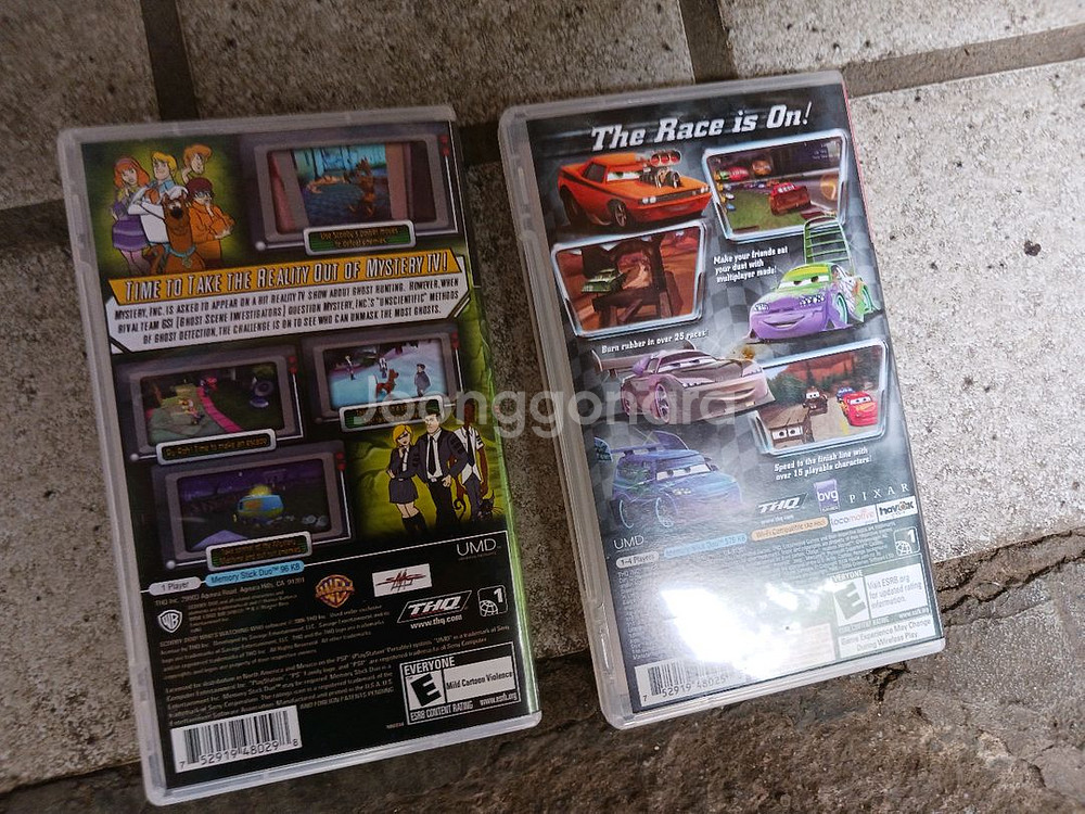 psp umd 게임 빈박스2개및 윌 게임 빈박스 4개--1