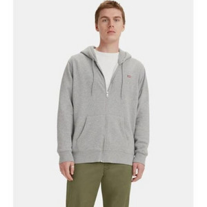 [Levis] 남녀공용 스몰로고 기모 후드집업 (M)