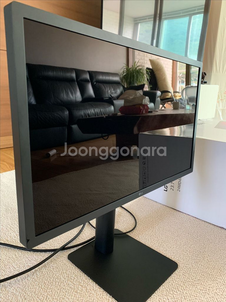 lg :) 울트라파인 4k 모니터 + 모니터암--1