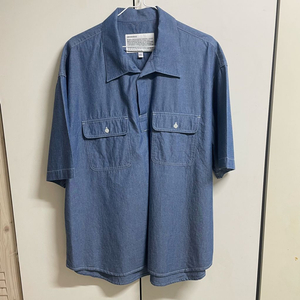 유니폼브릿지 반팔 데님 셔츠 XL UNIFORM BRI