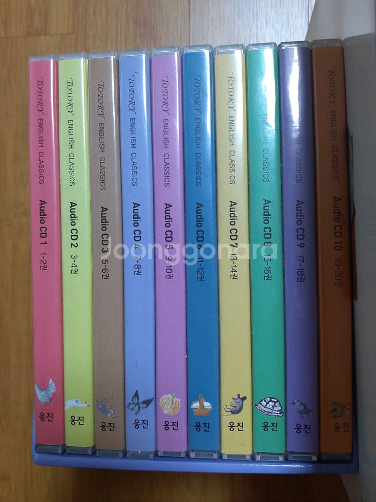 유아영어 도서 유치원영어책 초등영어 세계명작영어원서 토--4