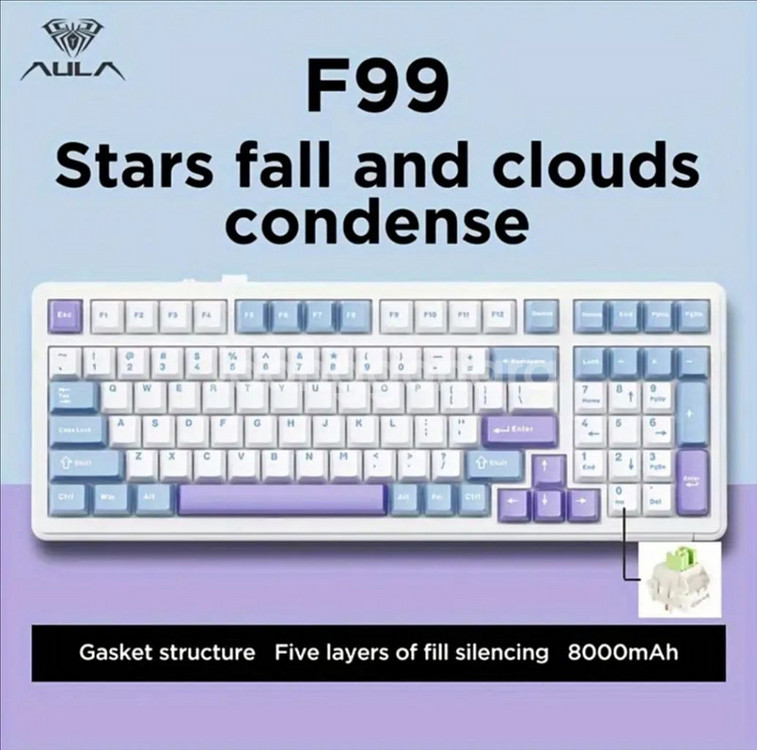 새상품) aula f99 독거미키보드--0