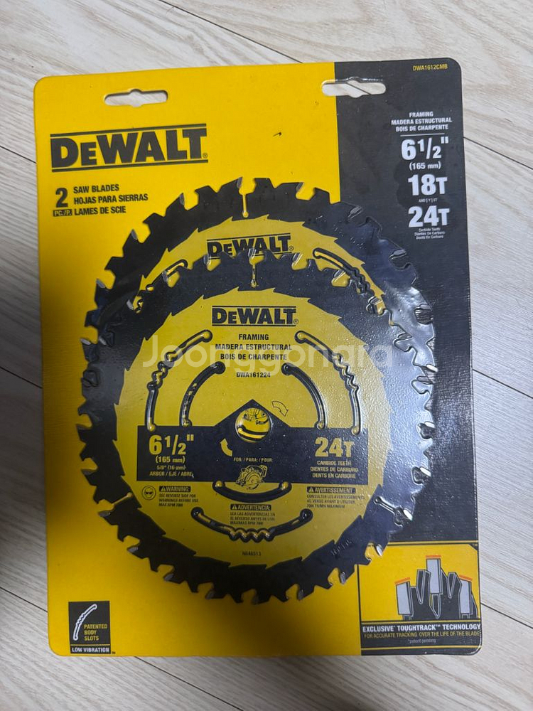 디월트 원형톱날 6인치 1/2인치 1824 톱니 목재--3