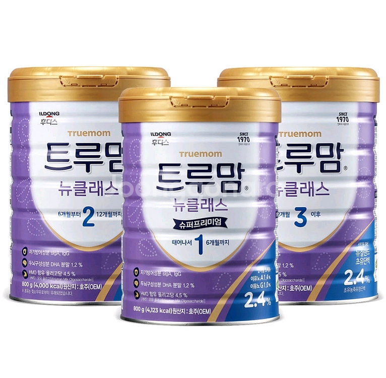 (가격할인) 트루맘 뉴클래스 1단계 800g 3캔--0