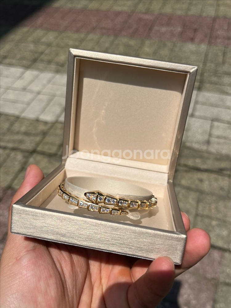 18k 불가리 세르팬티 풀파베 팔찌--0