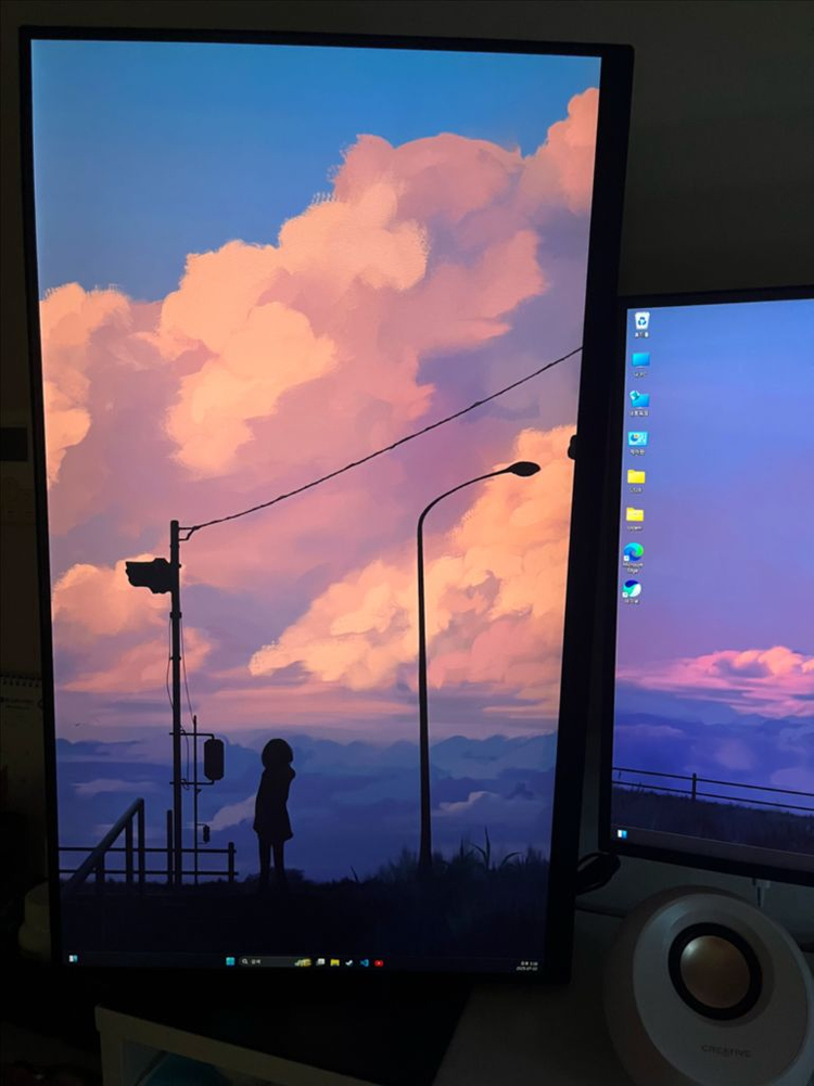 삼성전자 27인치 qhd 피벗 모니터 s27b610 이미지