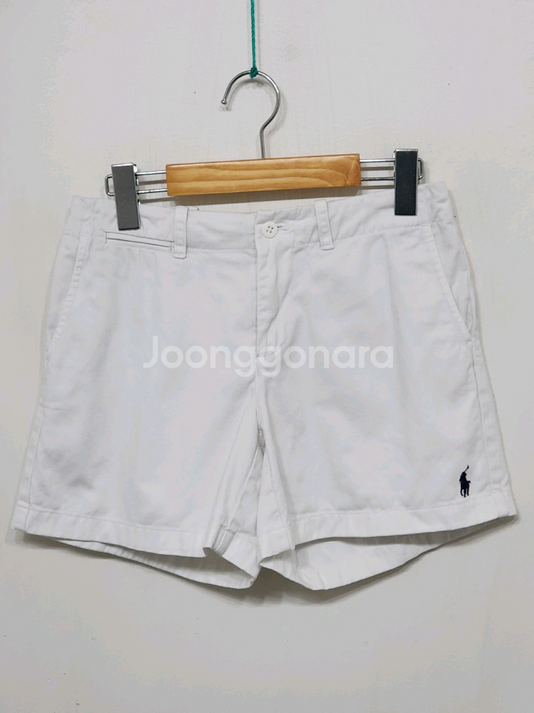 (27) 랄프로렌 폴로 반바지 화이트 핫팬츠--0