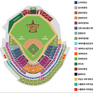 7/12 KBO 올스타전 1루 2연석 4연석 판매