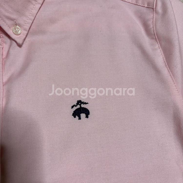 정품 브룩스브라더스 여성 핑크 옥스포드 셔츠--2