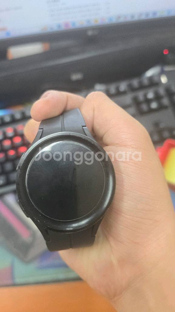 갤럭시 워치 5 프로 블루투스 블랙 버전 팝니다--0