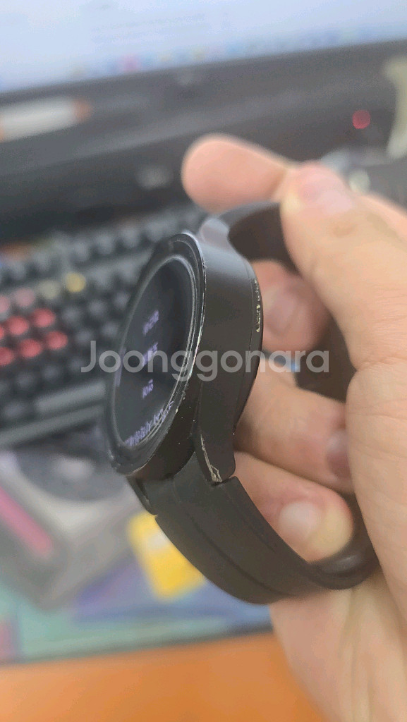 갤럭시 워치 5 프로 블루투스 블랙 버전 팝니다--2