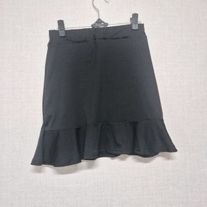 블랙 미니 스커트