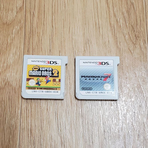 닌텐도3ds용 마리오브라더스2 마리오카트7 일괄팝