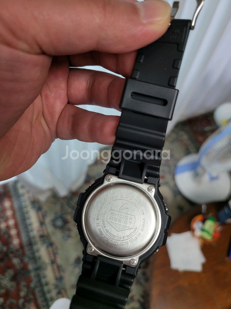 지샥 dw-5900bb 쥐샥 전자방수군인시계 처분--2