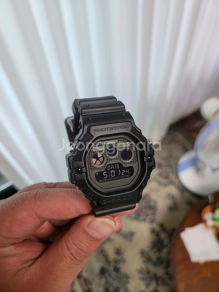 지샥 dw-5900bb 쥐샥 전자방수군인시계 처분--7