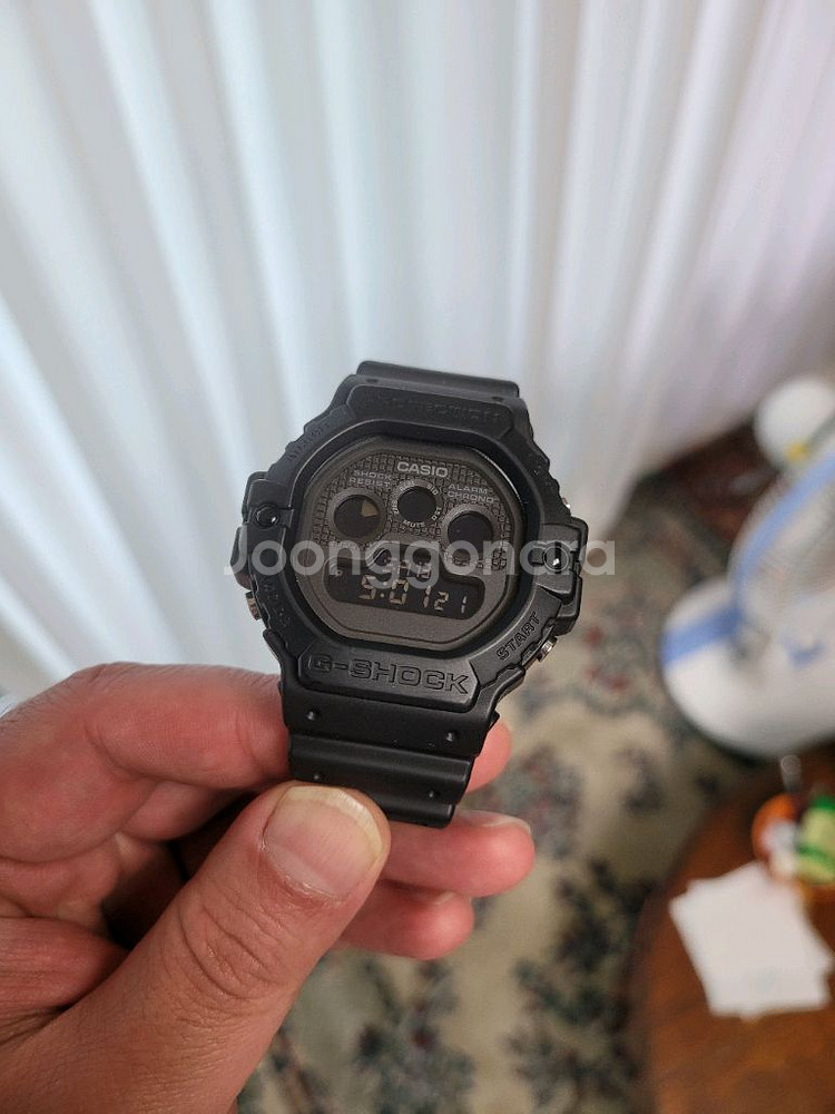 지샥 dw-5900bb 쥐샥 전자방수군인시계 처분--9