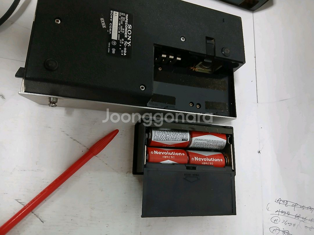 소니 초창기 카세트 플레이어 TC-110A--6