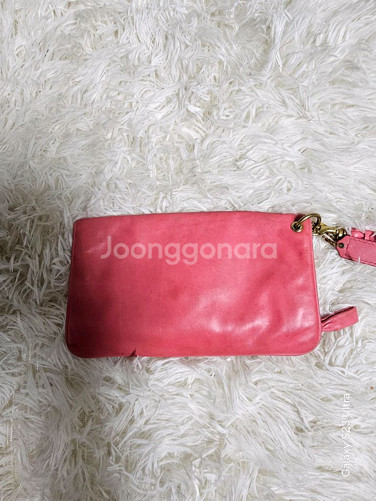 코치 가죽 클러치팩--1