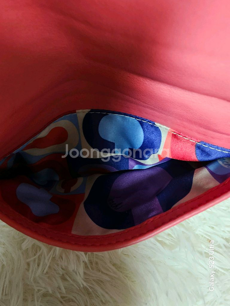 코치 가죽 클러치팩--5