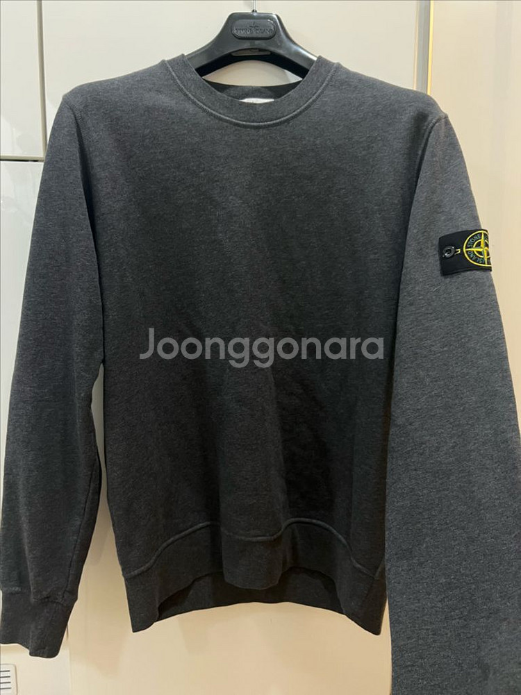 23ss 스톤아일랜드 차콜맨투맨 L (새상품급)--0
