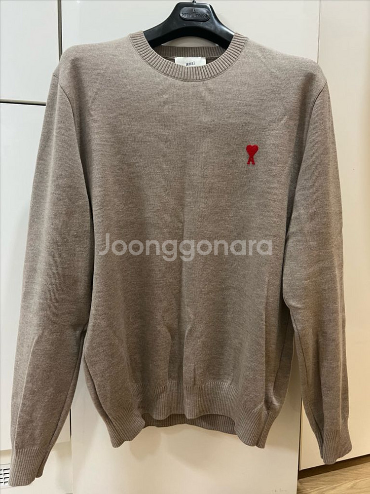 23fw 아미 베이지니트 xl (새상품)--0