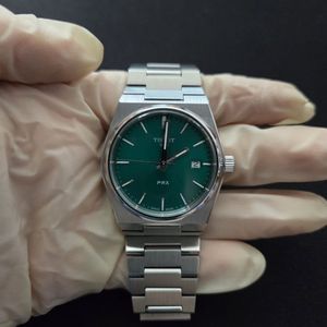 티쏘 TISSOT PRX 35mm 쿼츠 그린