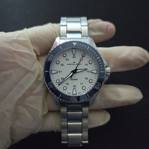 해밀턴 HAMILTON 카키네이비 스쿠바 쿼츠 37mm