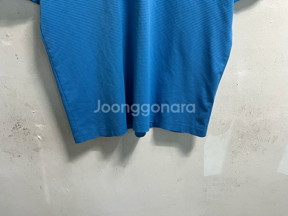 95-100 노스페이스 기능성 스판 반집업 반팔티--4