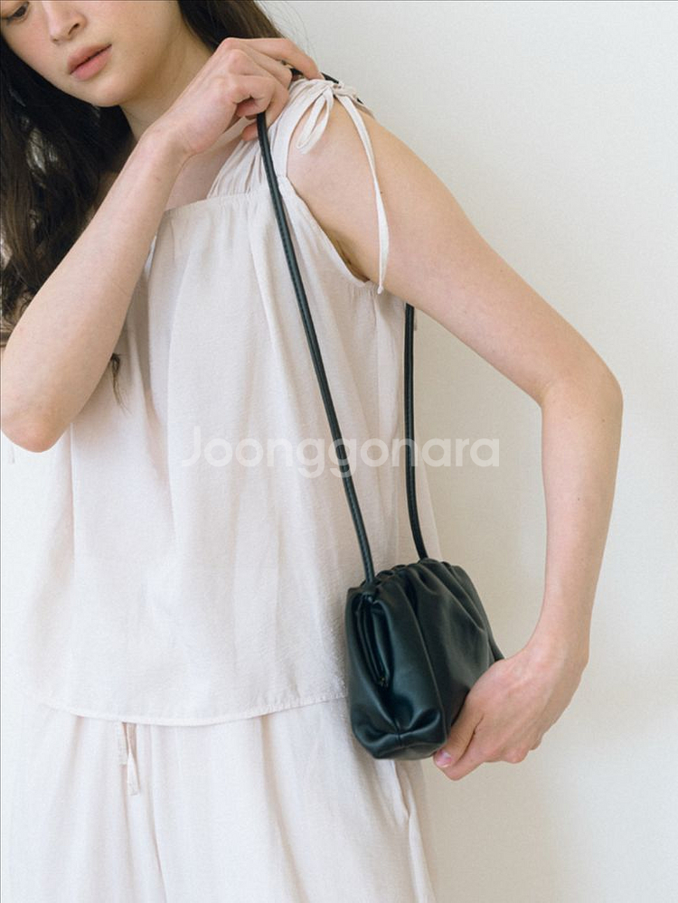 라미네즈 Wrinle Mini Bag - Black--1