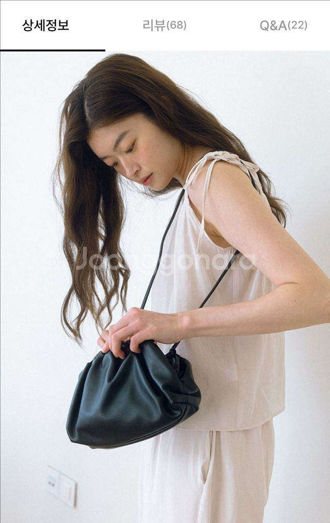 라미네즈 Wrinle Mini Bag - Black--2