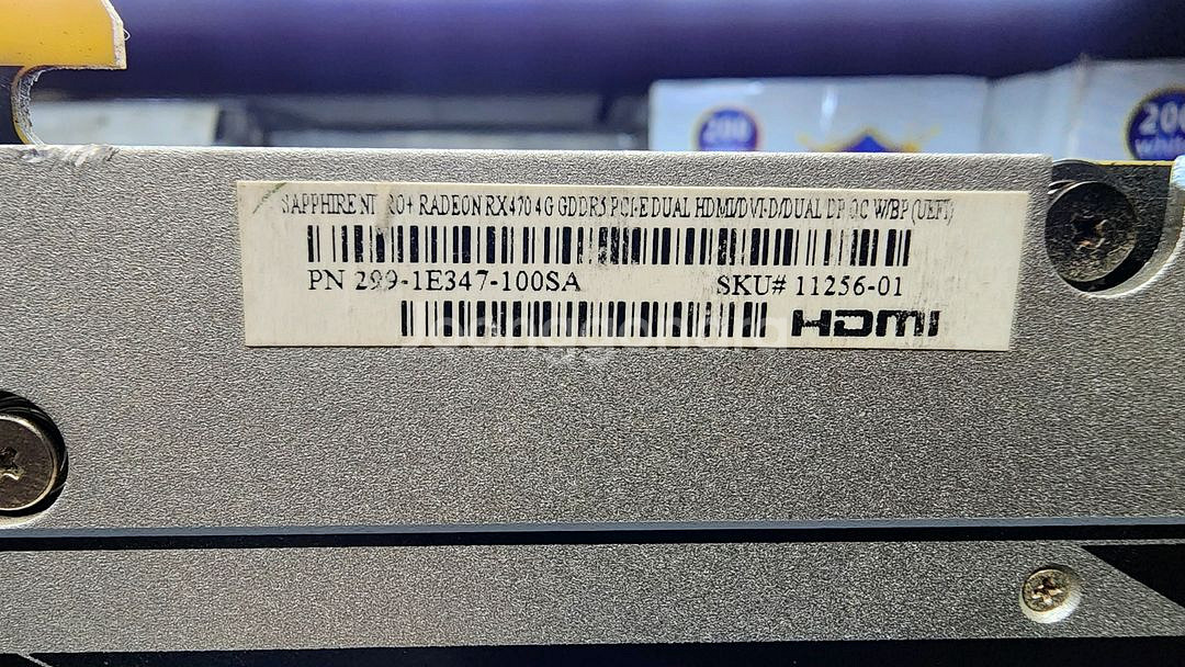 SAPPHIRE RX470 4G 그래픽카드입니다--3