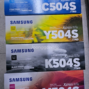 삼성정품토너SL-C1404WCLT-K504S4색세트