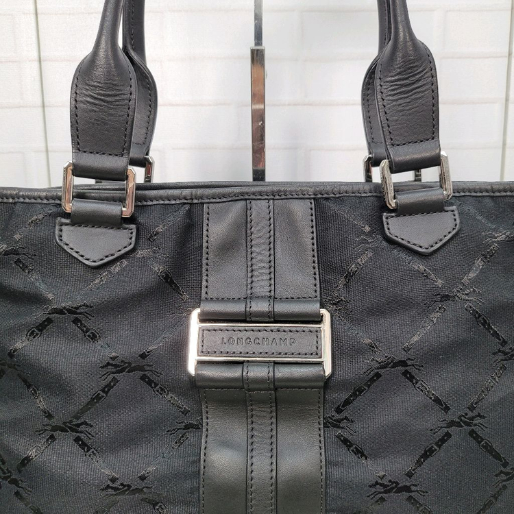 Longchamp 롱샴 토트백 숄더백 가방 블랙--1