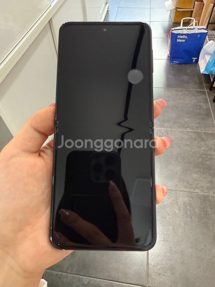 갤럭시Z플립3 256GB 화이트 /Y905--6