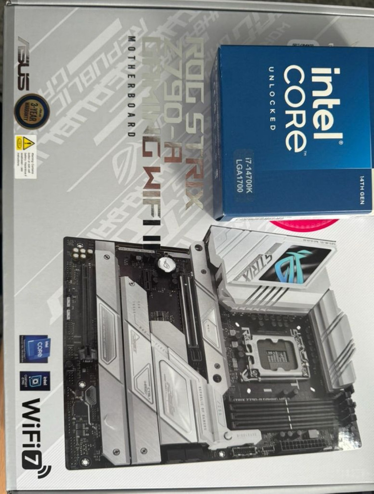 i7-14700k, asusZ790, 수랭쿨러, 램--2