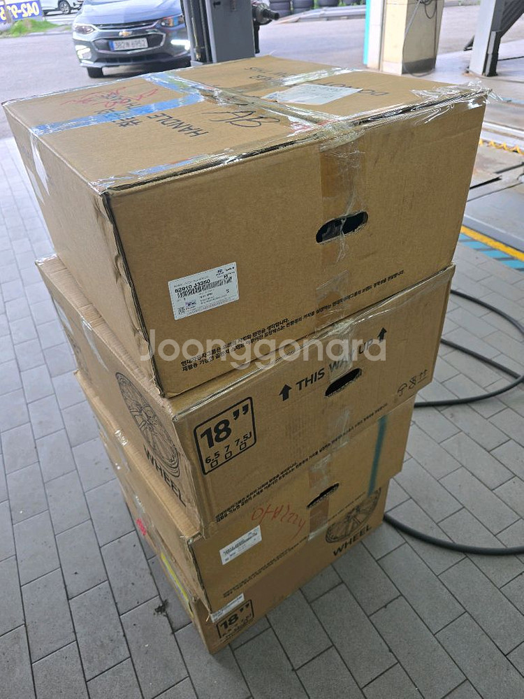 쏘렌토 페리 18인치 전면가공휠 판매(임판구입후사용)--6