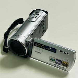 희귀) 소니 hdr-cx170 빈티지 캠코더 실버