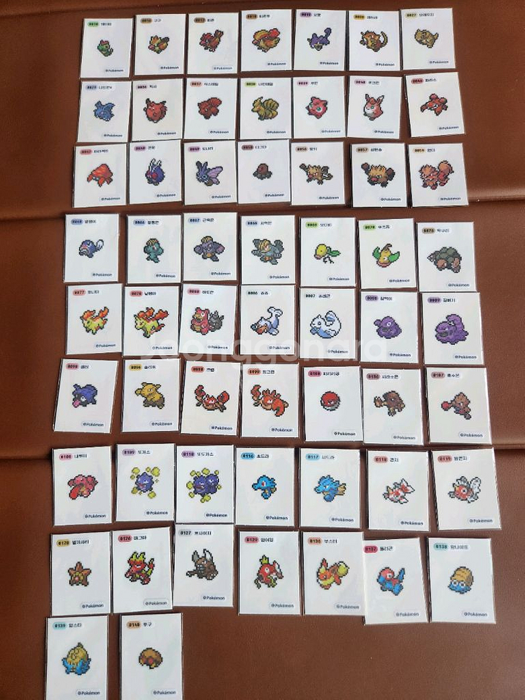 포켓몬 픽셀 띠부씰--0